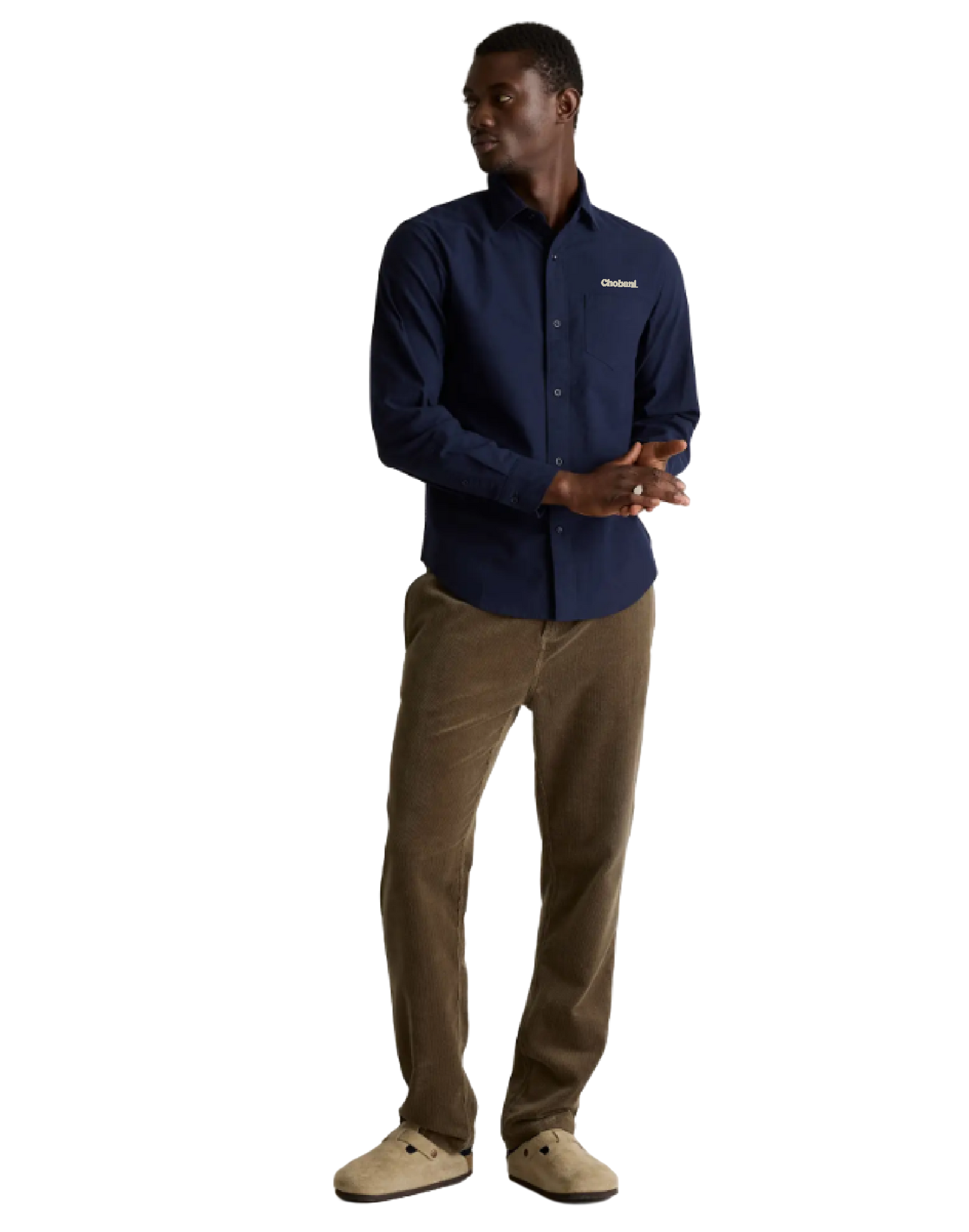 Organic Cotton Stretch Textured Twill Shirt