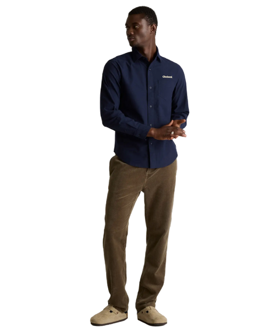 Organic Cotton Stretch Textured Twill Shirt