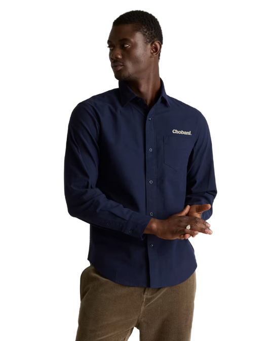 Organic Cotton Stretch Textured Twill Shirt