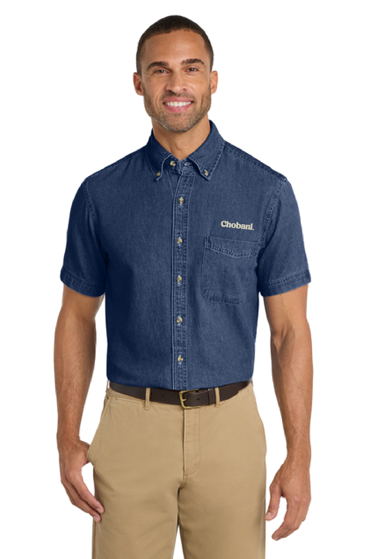Port & Co™ Men's Short Sleeve Value Denim Shirt