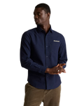 Quince Organic Cotton Stretch Textured Twill Shirt
