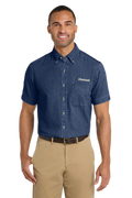 Port & Co™ Men's Short Sleeve Value Denim Shirt