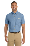 Port & Co™ Men's Short Sleeve Value Denim Shirt