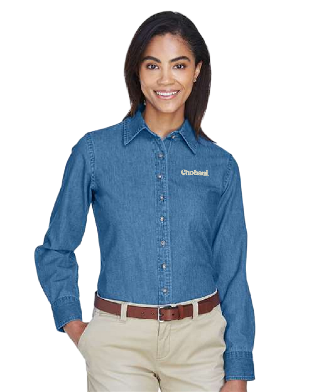 Harriton Women's Denim Shirt