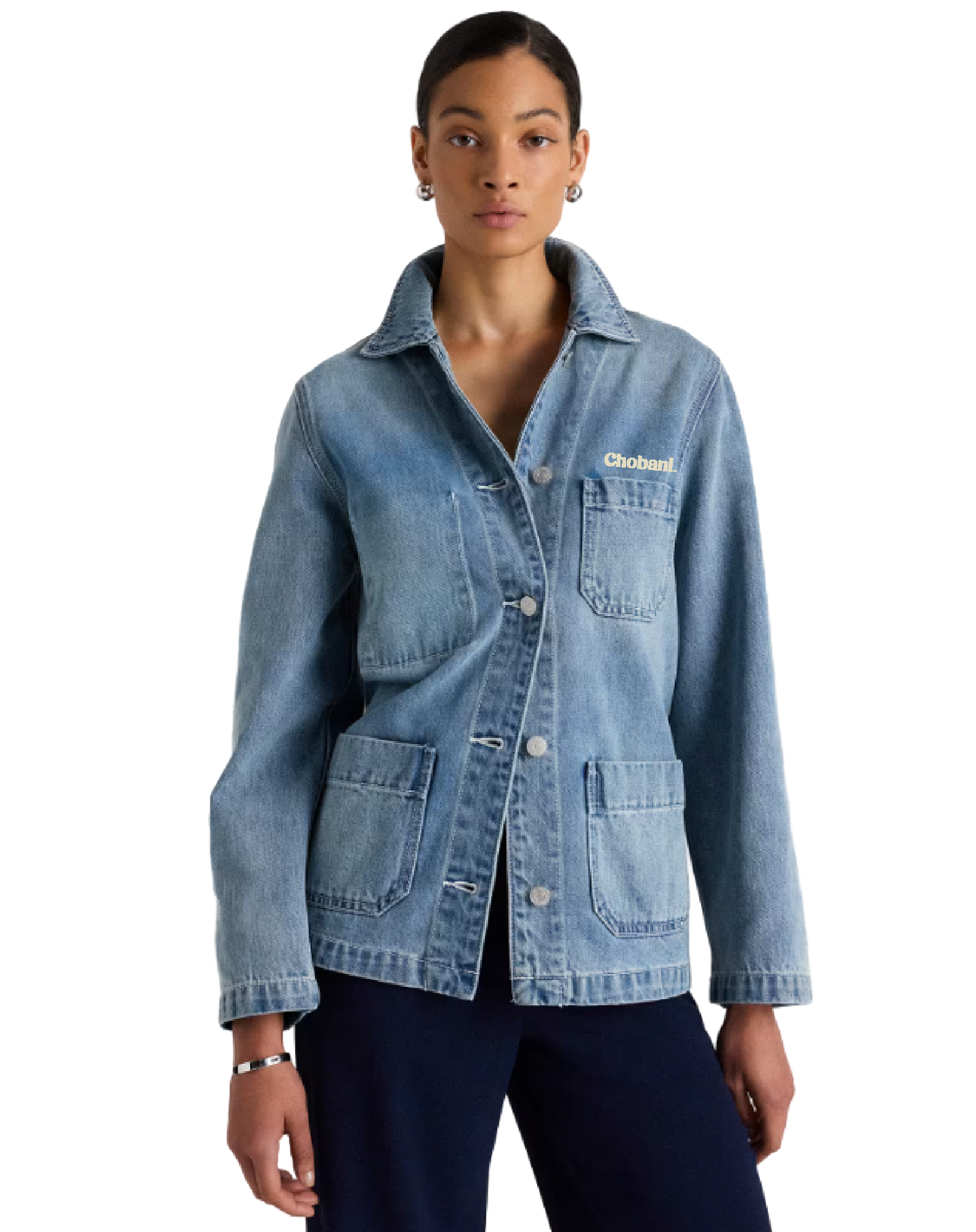 100% Organic Cotton Denim Chore Jacket